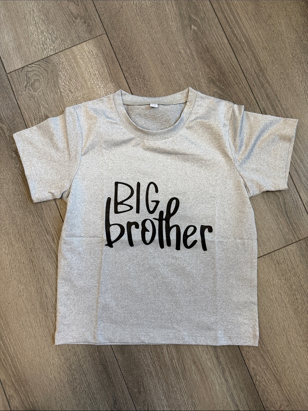 Big Brother Tee for Kids - Silver Crew Neck